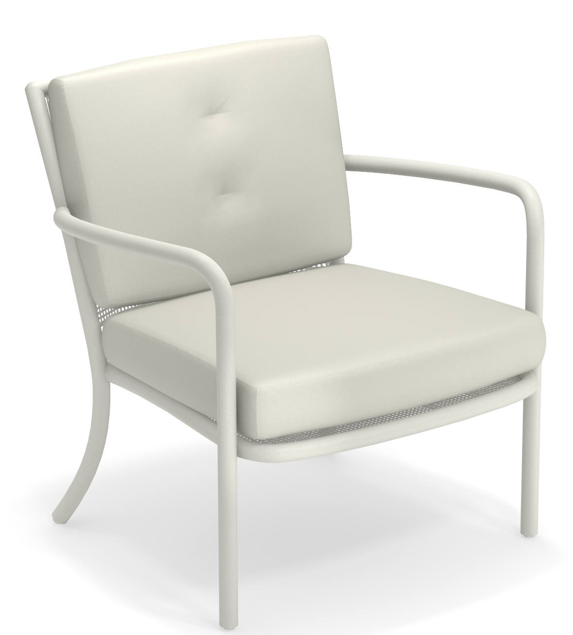 Athena Lounge Chair von Emu, ein bequemer Outdoor Sessel in Weiß.