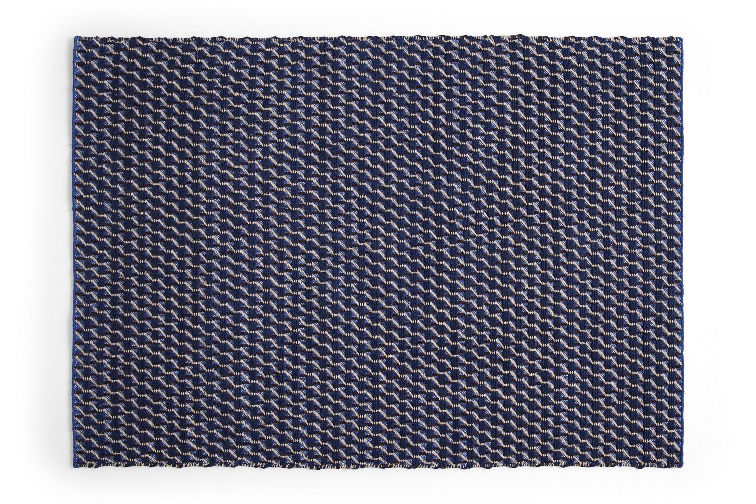 Channel Rug Blue-white Teppich Hay