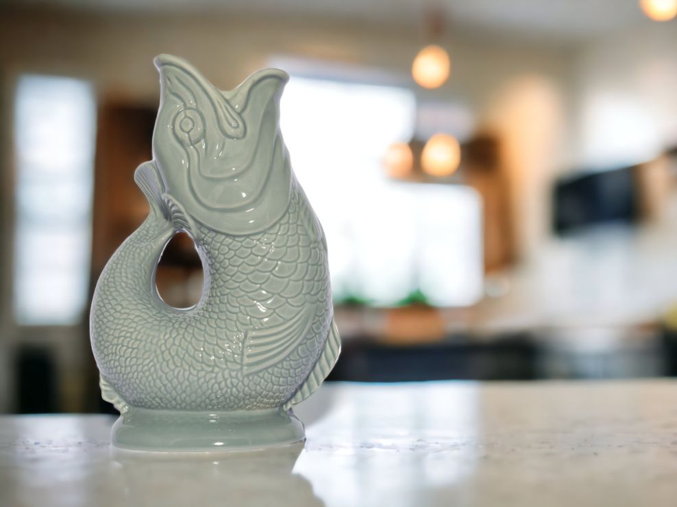 Gluckigluck Karaffe / Vase-sage green XL