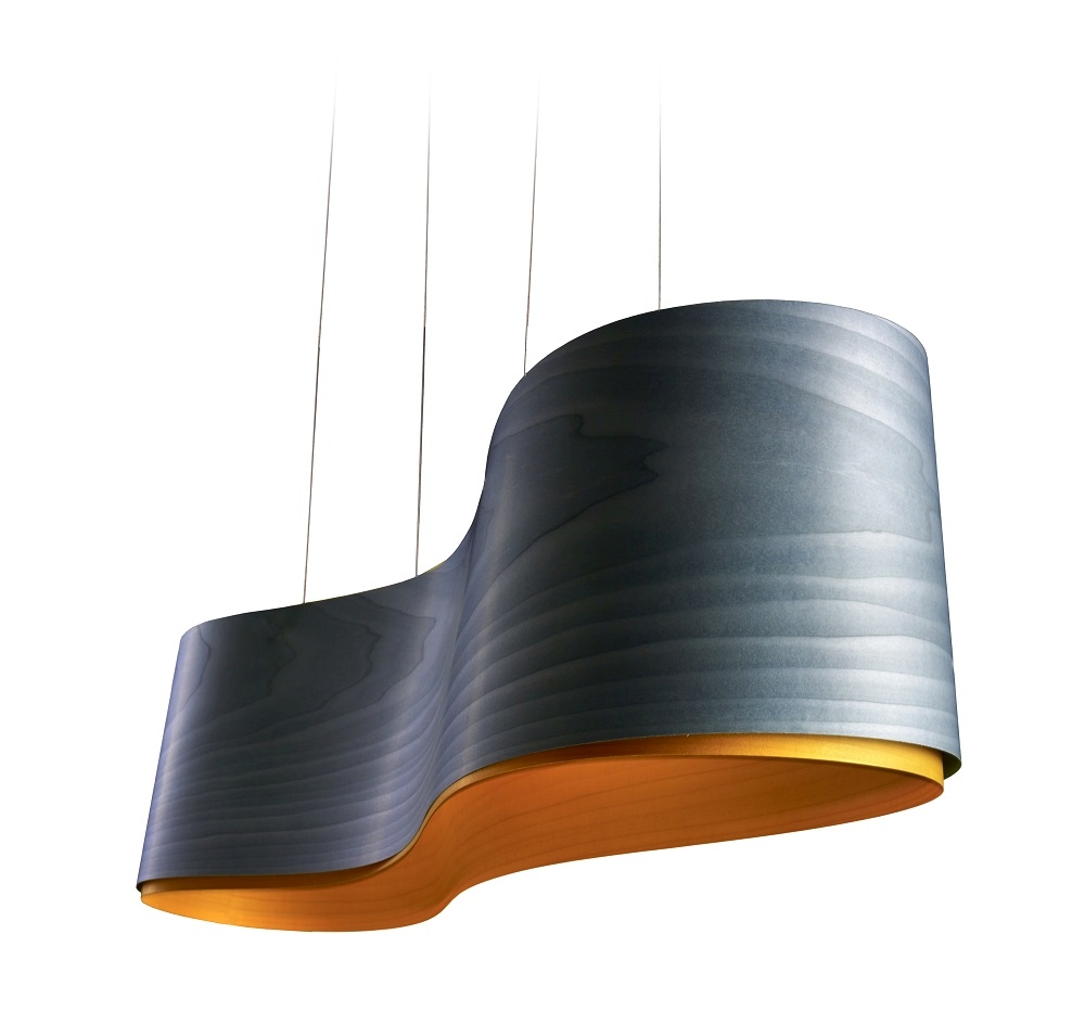 New Wave Suspension Pendelleuchte LZF Lamps 28 Blau