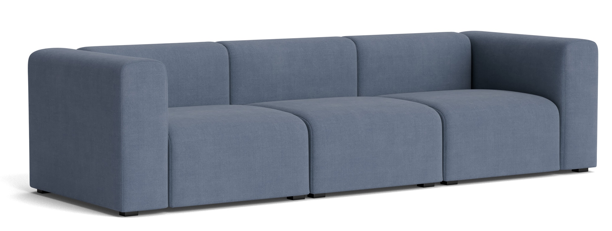 Blaues Mags Sofa 3-Sitzer von Hay: Modernes Designsofa für Wohnzimmer und stilvolles Wohnen.