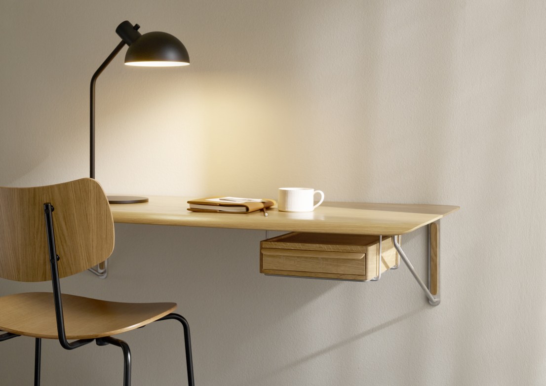 AB019 Wall Desk Wandschreibtisch Carl Hansen & Søn