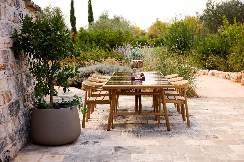 Soil Planter Round Medium Rund Pflanzgefäß Outdoor Cane-Line