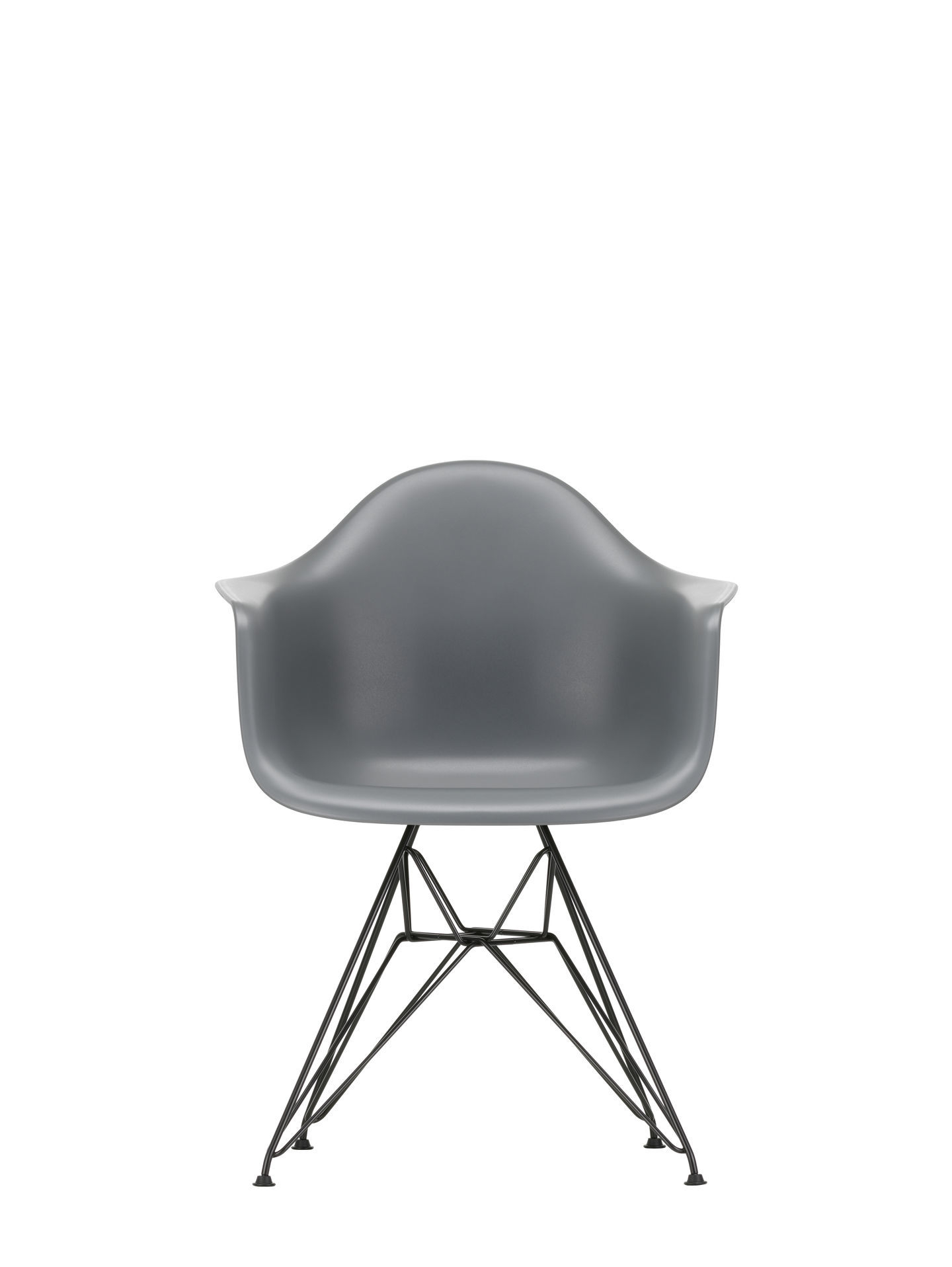 Eames Plastic Arm Chair DAR Stuhl Vitra Schwarz - Kieselstein