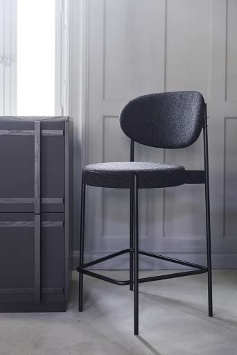 Series 430 Bar Stool Barhocker 75 cm SCHWARZ / REMIX 123 Verpan EINZELSTÜCK