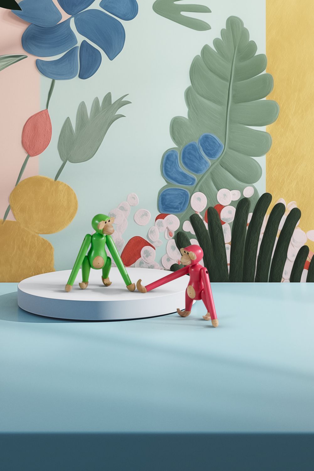 Affe Mini farbig Kay Bojesen Pink