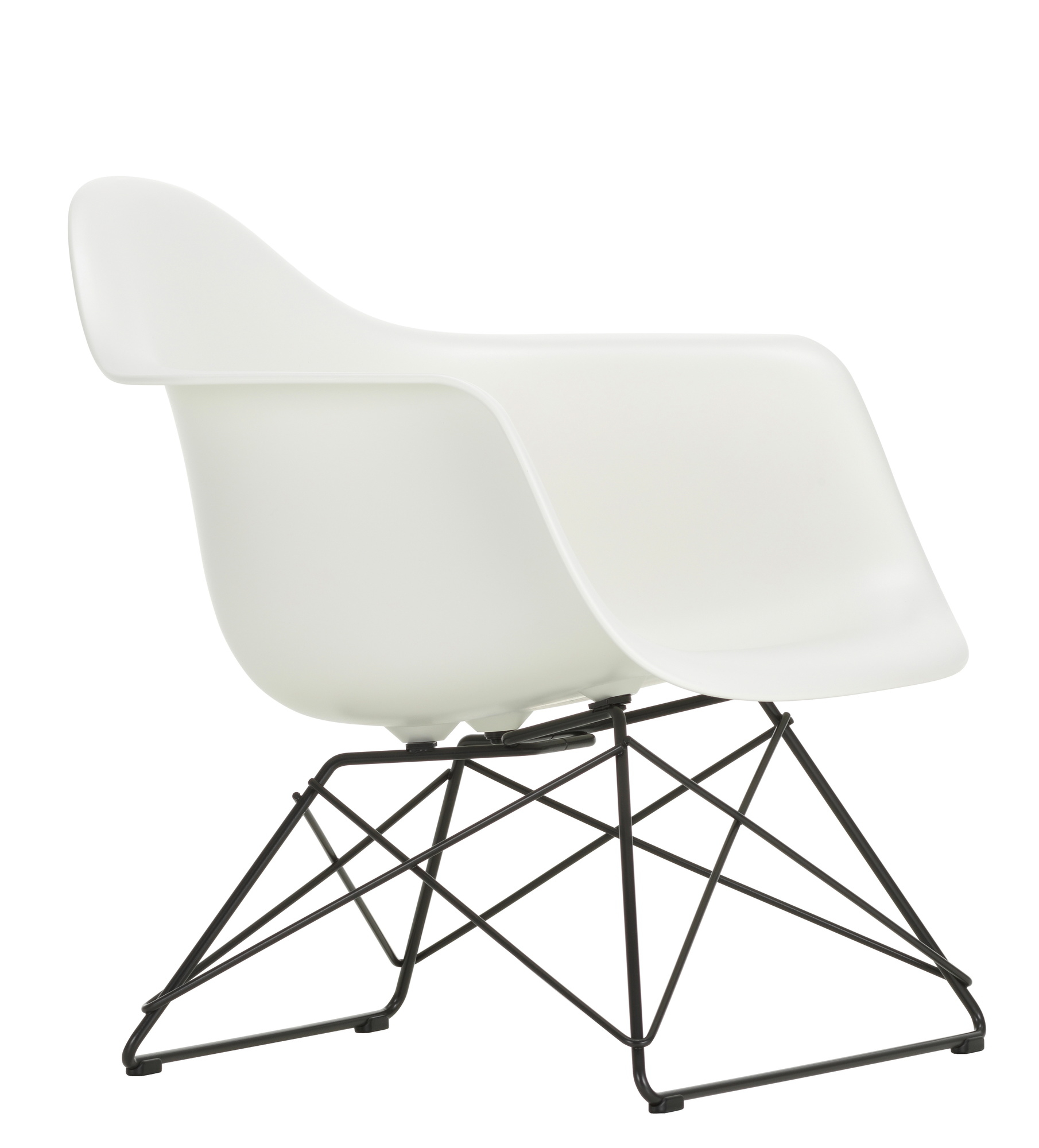 Vitra Eames Plastic Arm Chair DAW Stuhl Vitra Esche - Hellgrau