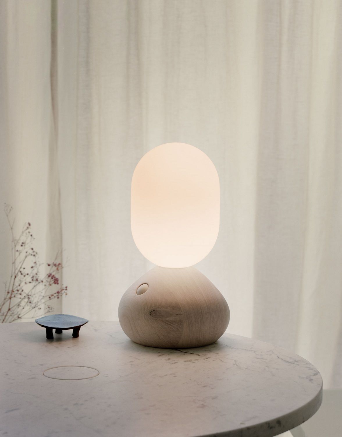 Sun Home Lichtskulptur / Tischleuchte Grau