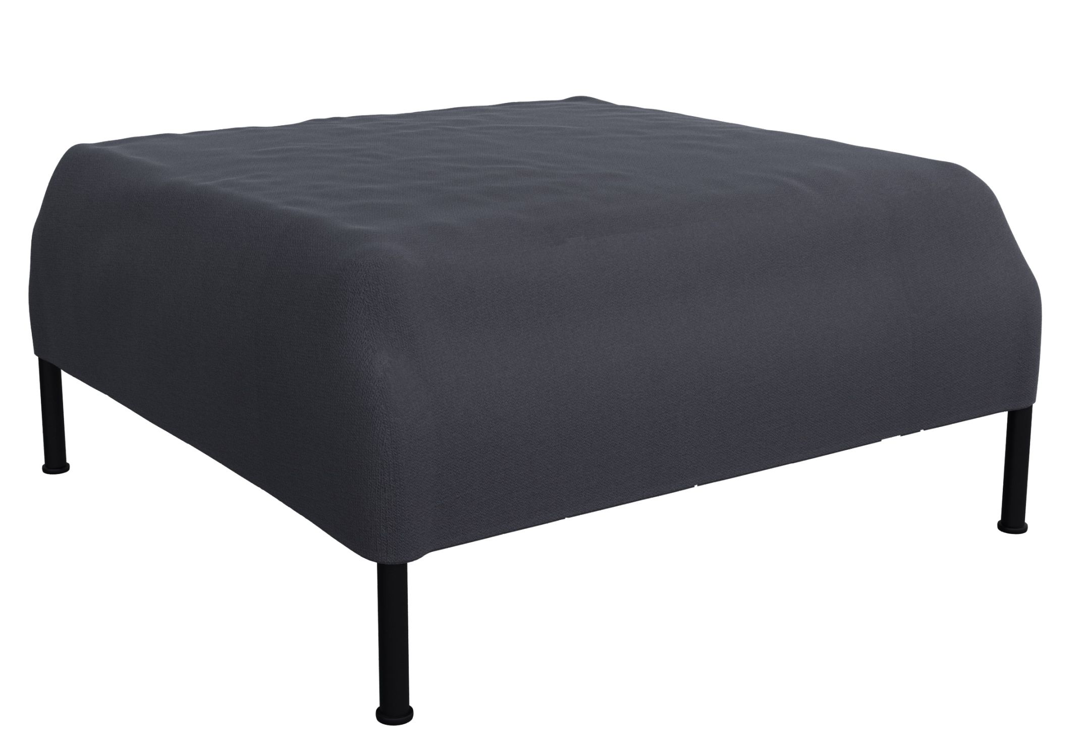 Abdeckhaube für Avon Ottoman Outdoor Hocker, grauer Schutzbezug für Gartenmöbel.