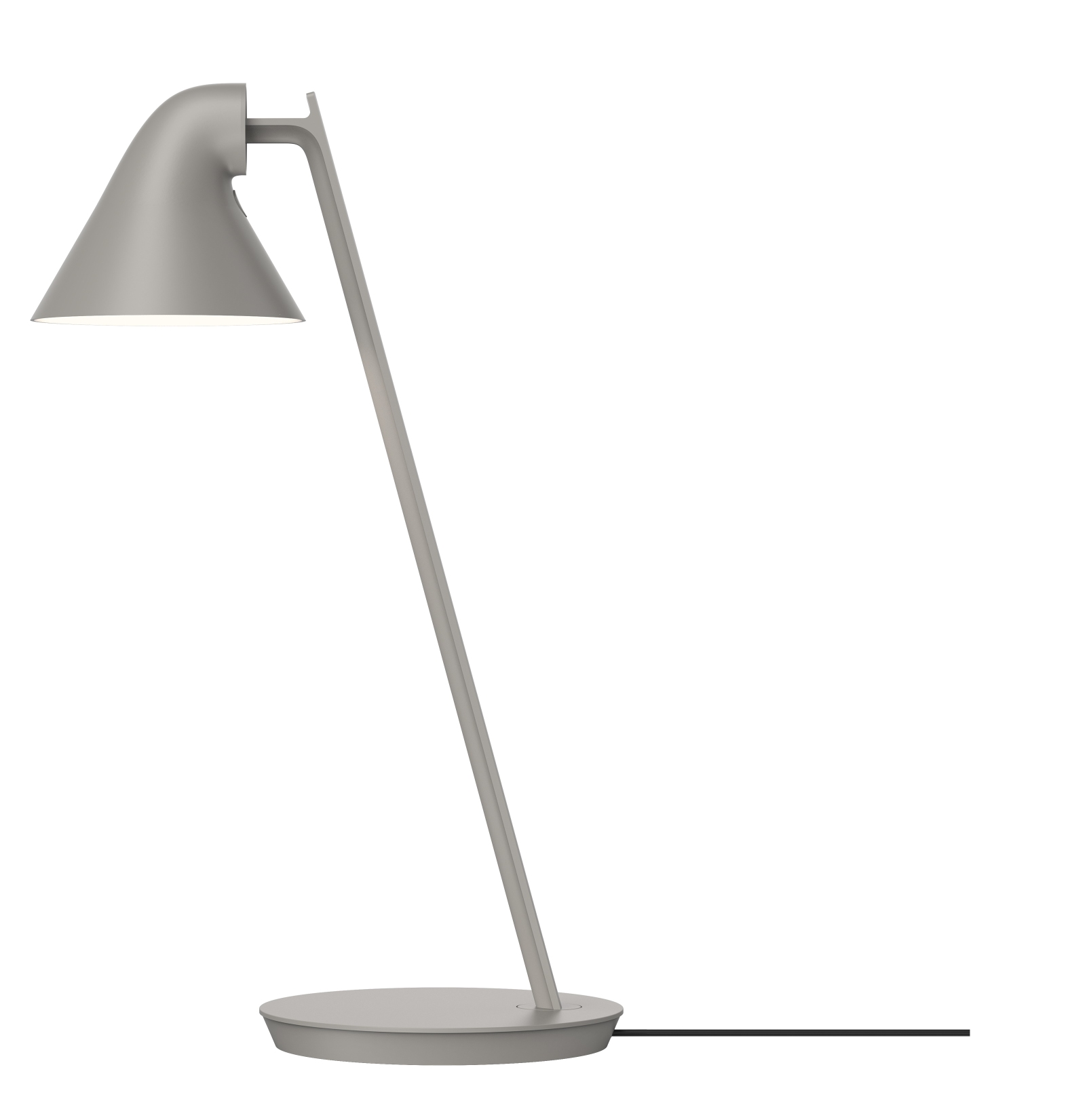 NJP Mini Tischleuchte Louis Poulsen Hell Aluminium grau