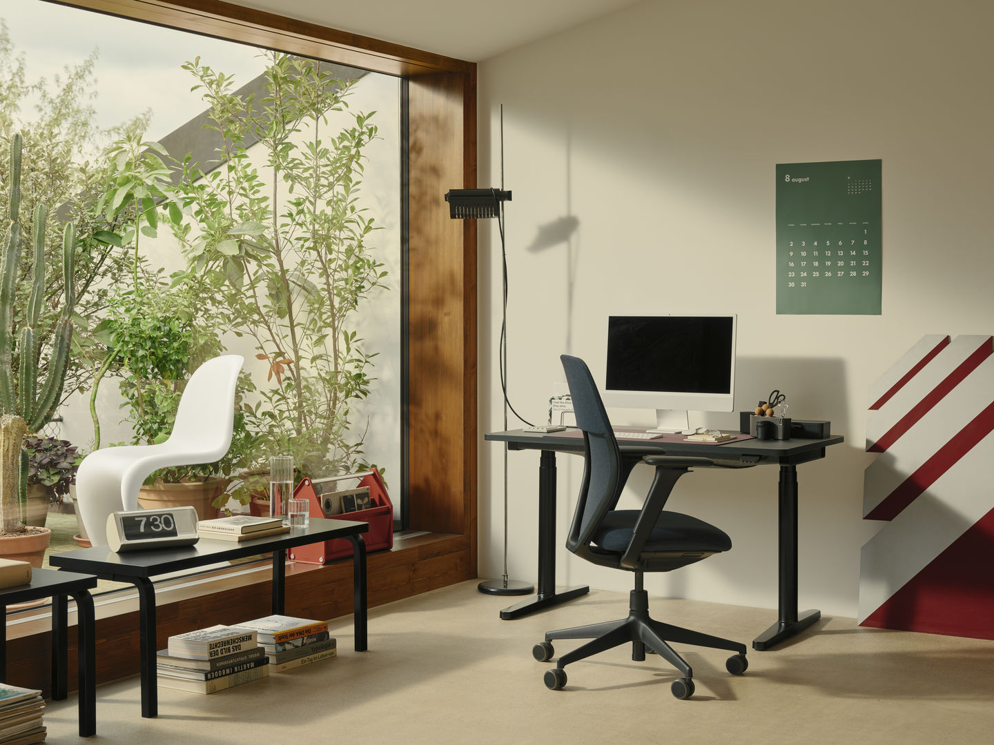 Tyde 2 Steh-/ Sitztisch Home Desk Schreibtisch Vitra