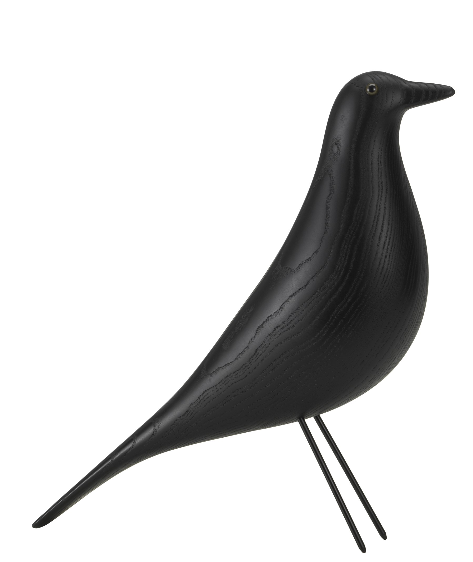 Eames House Bird Skulptur Esche schwarz Vitra 