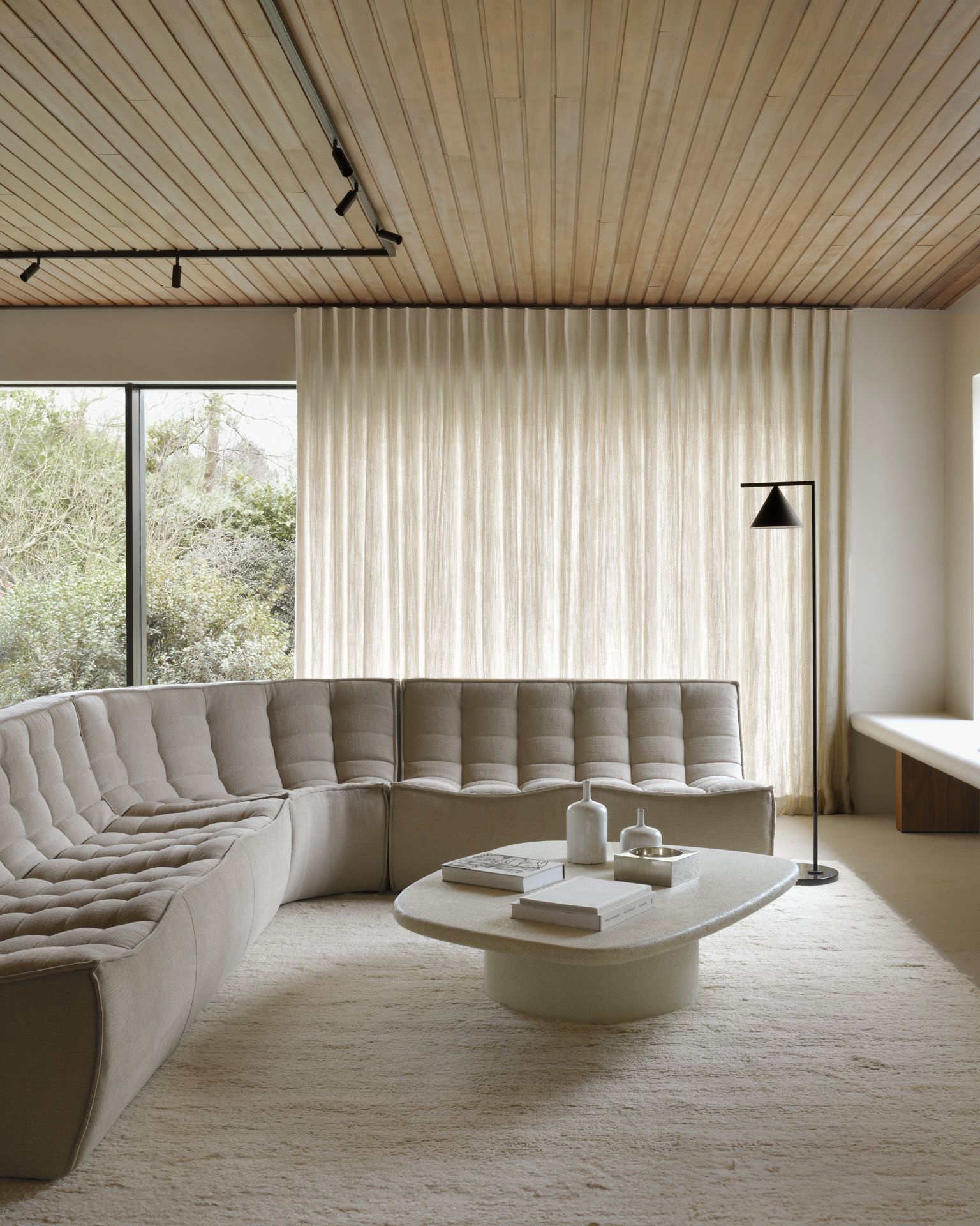 N701 Sofa 2-Sitzer dunkelgrau Ethnicraft