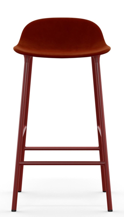 Form Barstool Barhocker H 65 cm Stahl Gepolstert Normann Copenhagen