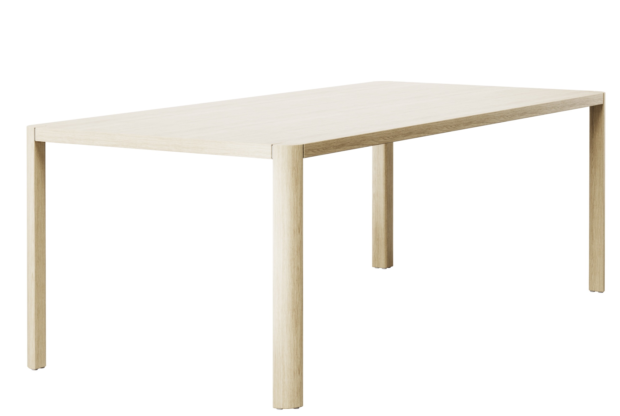 Heller Holz Esstisch, Modell 1140 von Thonet, rechteckig, minimalistisches Design für Esszimmer und Küche.