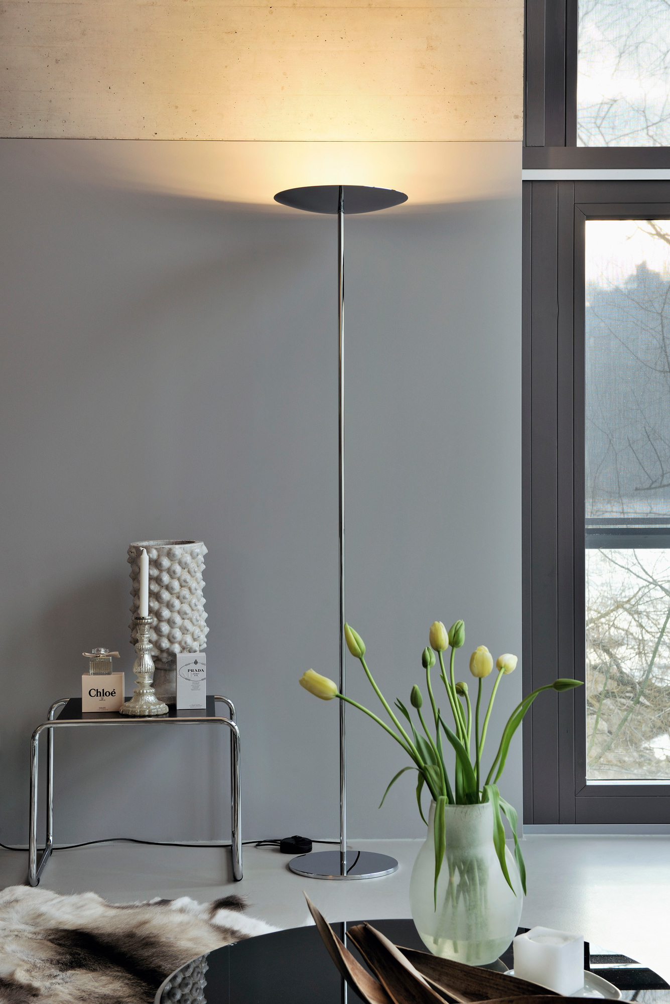 Classic LED Stehleuchte Belux Schwarz