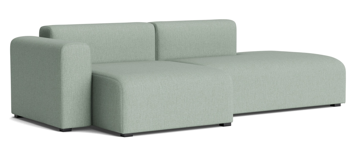 Mags Sofa 2,5-Sitzer Combination 3 low Armrest mit Armlehne links Hay Stoff Metaphor 023