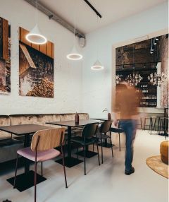 Annular Pendelleuchte L Woud Beige