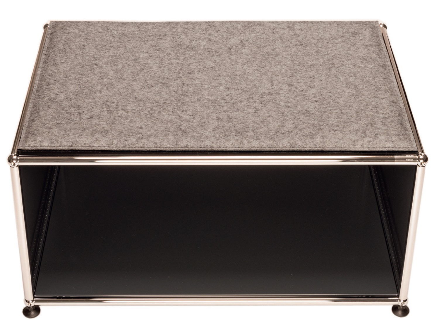 Graues Sitzkissen "Parkhaus Berlin" für USM Haller Möbel, 73,5 x 48,5 cm, komfortable Sitzauflage.