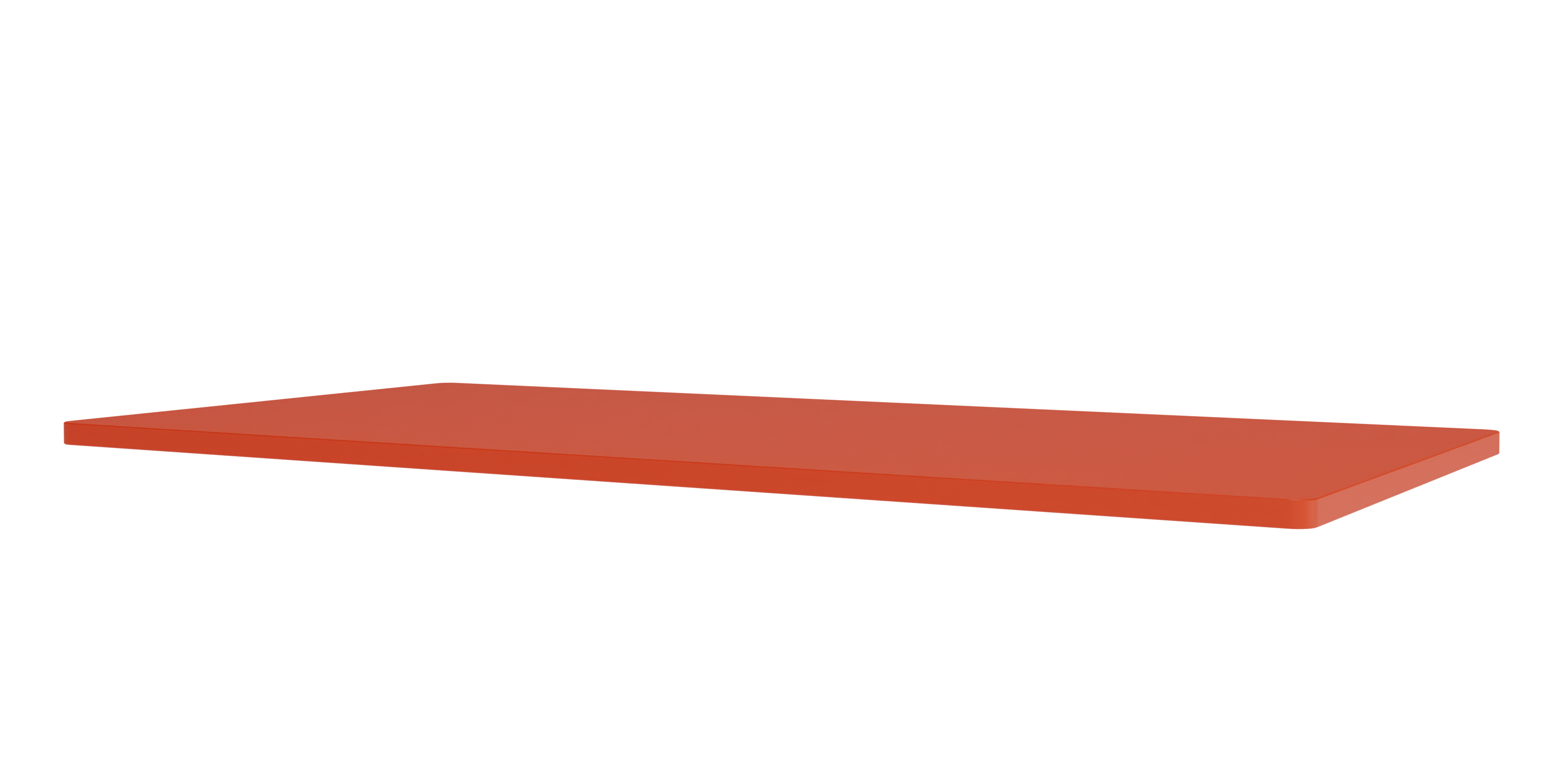 Rote Panton Wire Abdeckplatte B 70 cm von Montana, passend für modulare Regalsysteme.