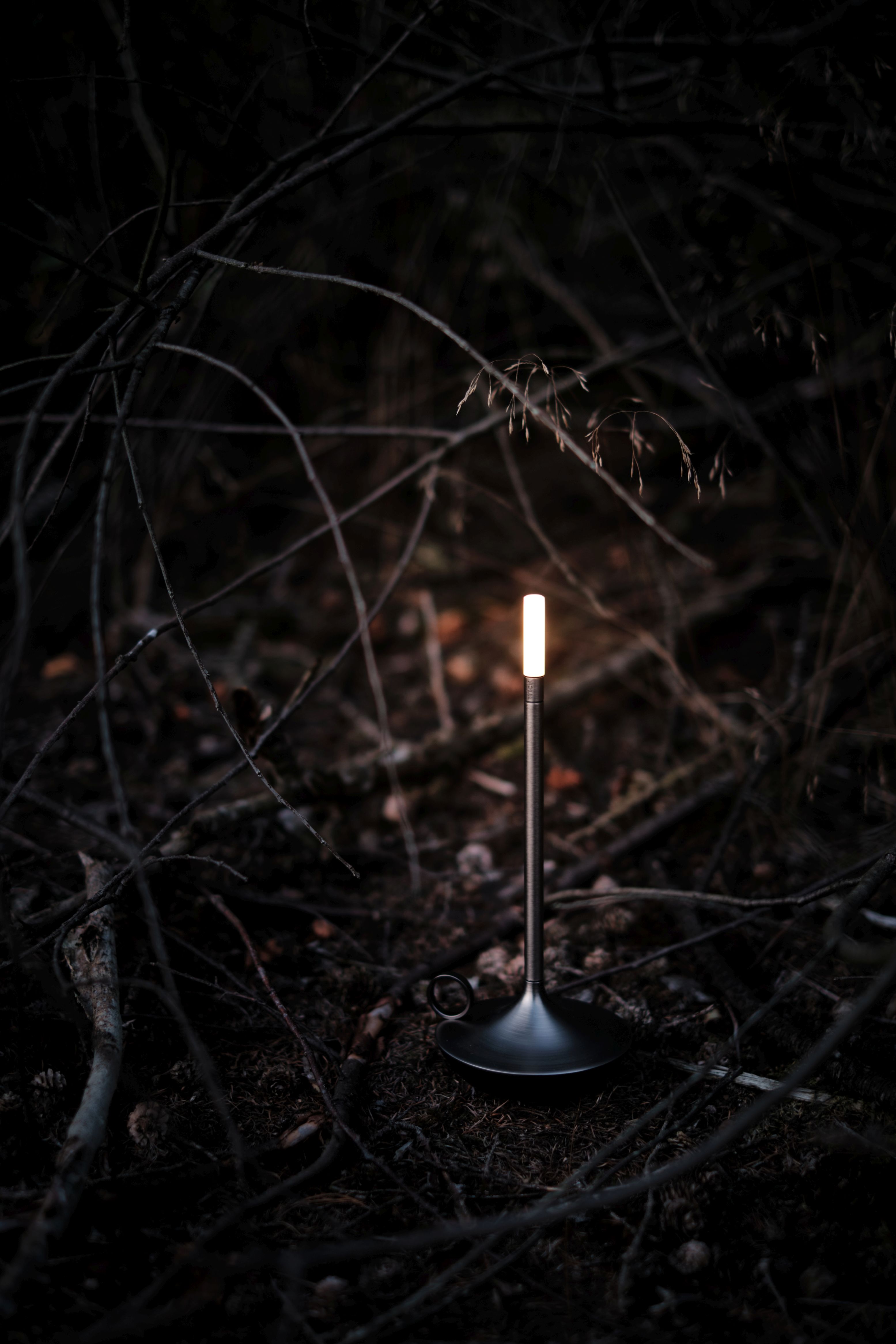 Wick Portable Akkuleuchte / Tischleuchte mit USB graphit Graypants