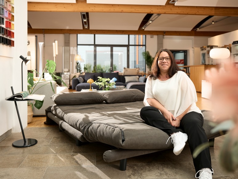 Multy First Schlafsofa 3-Sitzig mit Keilkissen ligne roset