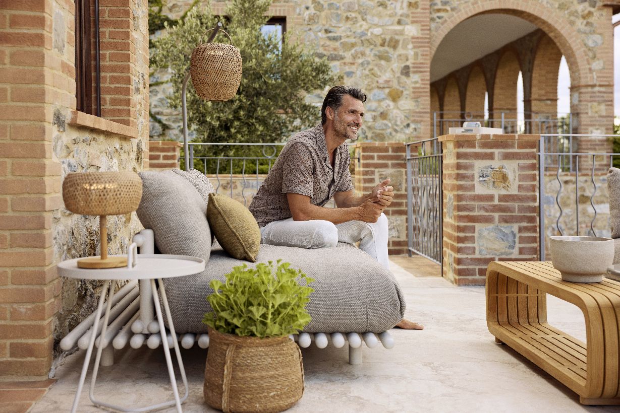 STICKS PLATFORM Ecksofa Groß Outdoor Cane-Line