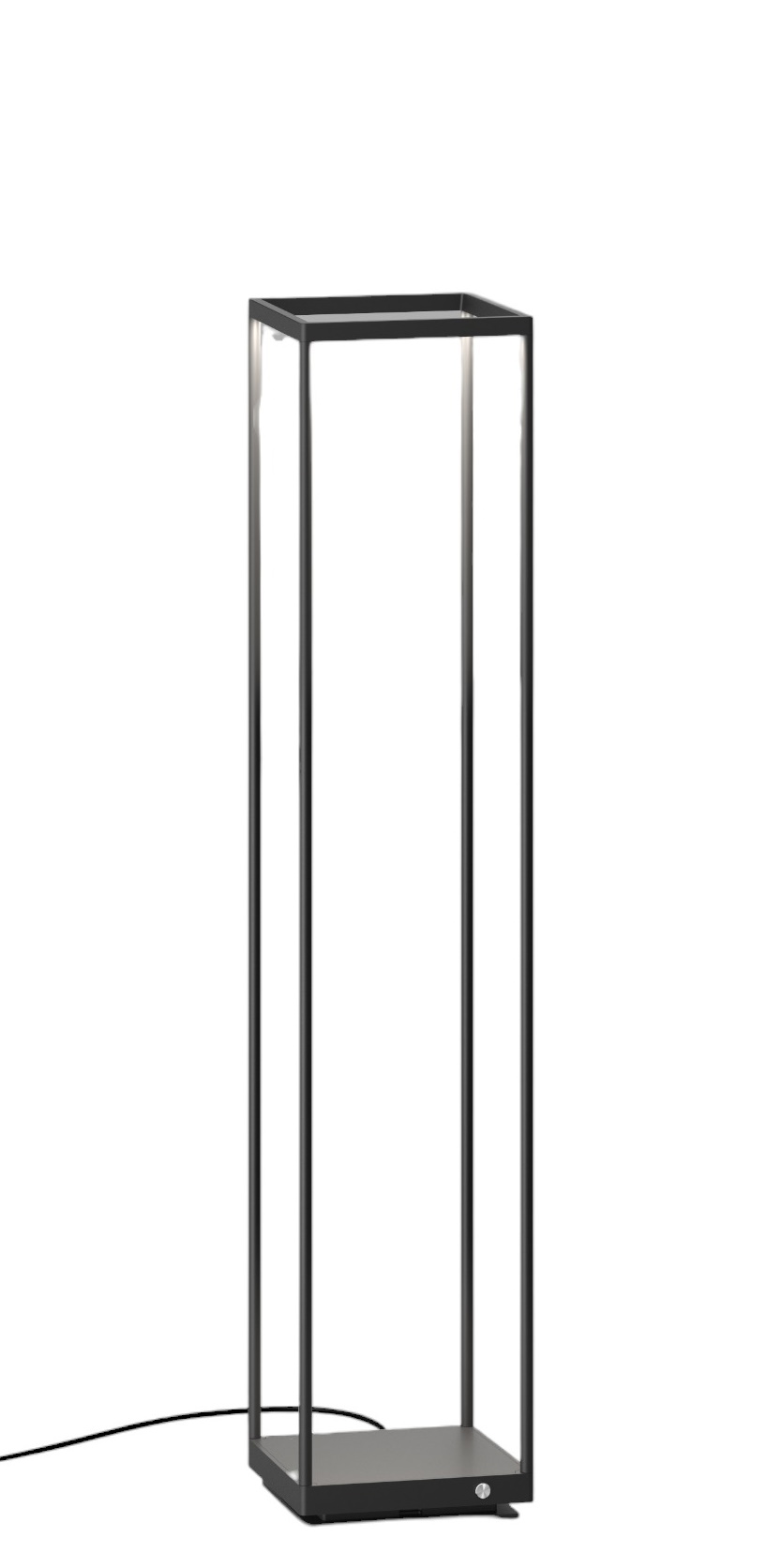 Schwarze Reflex² Stehleuchte S 100 von Serien Lighting: Moderne Bodenleuchte mit minimalistischem Design.