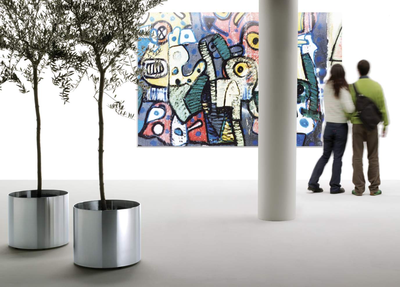 Nox Flora Blumentopf auf Rollen Rexite