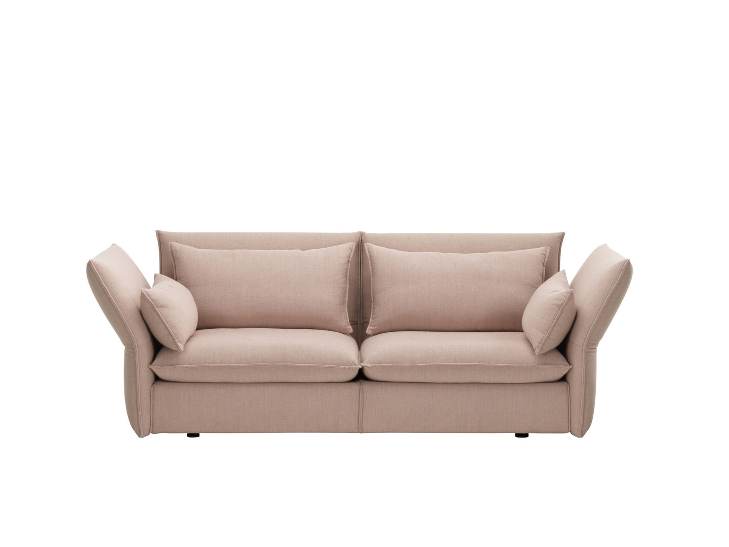 Beiges Mariposa Sofa von Vitra, 2,5-Sitzer mit Kissen, modernes Design für Wohnzimmer.