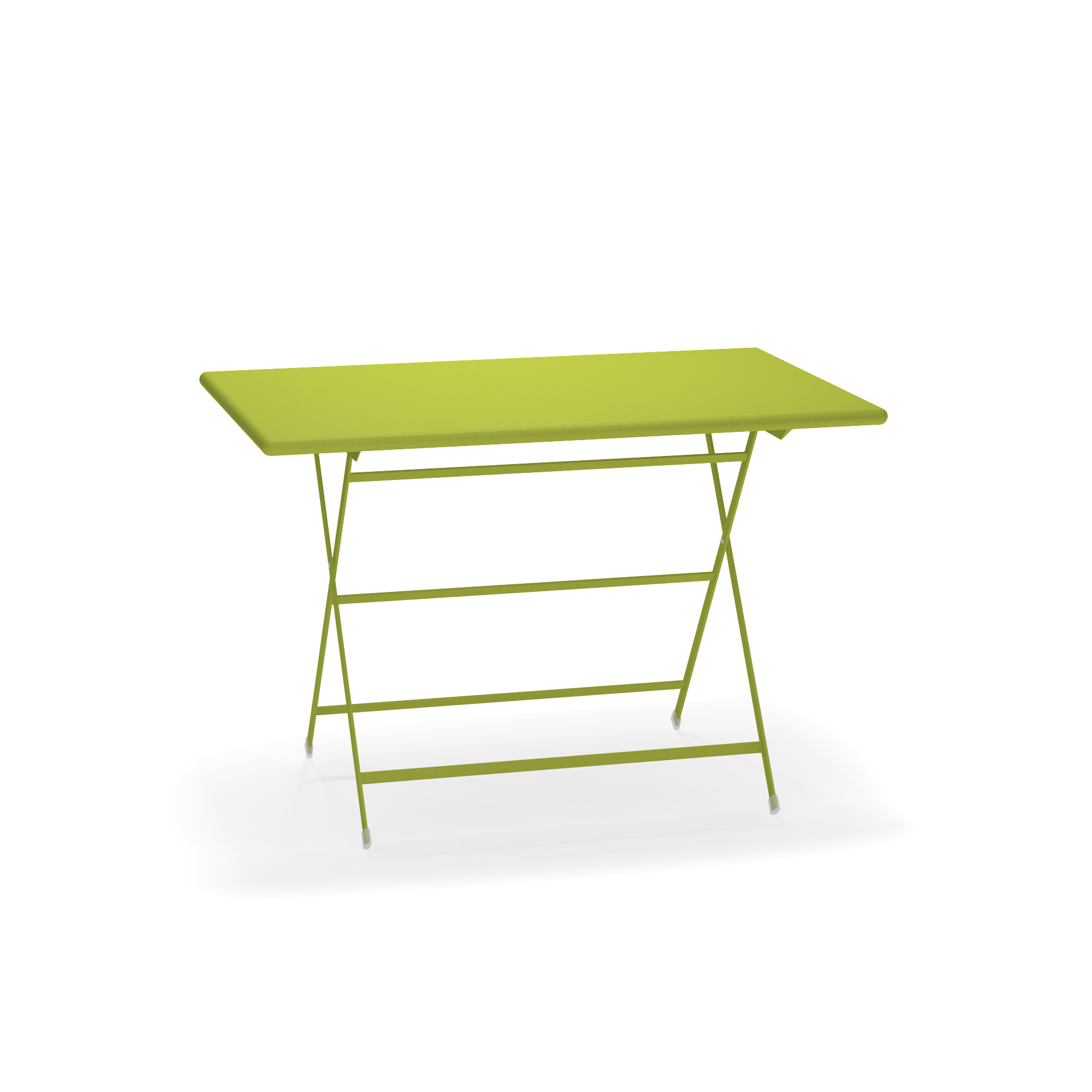 Arc en Ciel Klapptisch 110 cm von emu, grüner Gartentisch für Balkon und Terrasse.