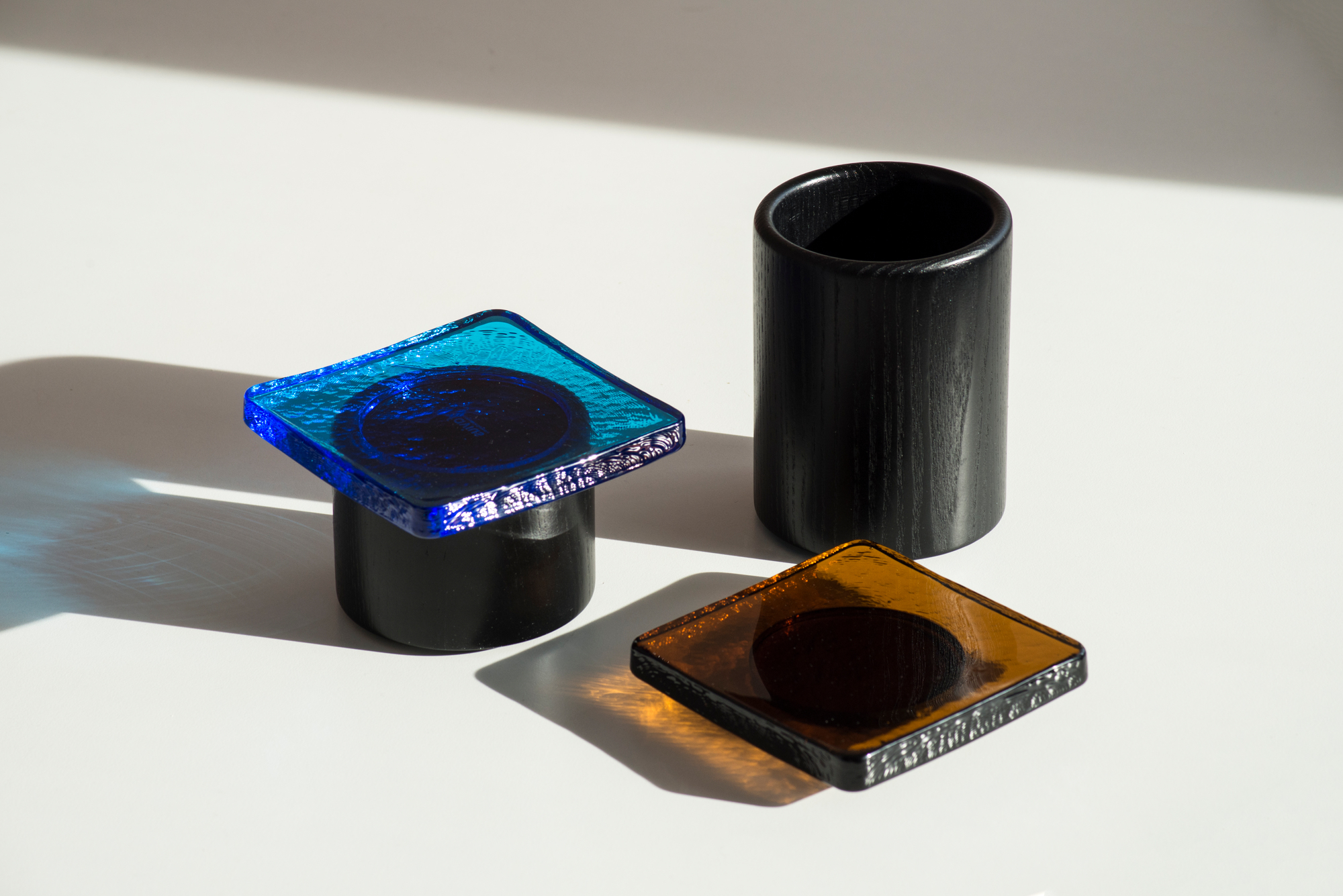 Pieduccio Schale mit Deckel Favius