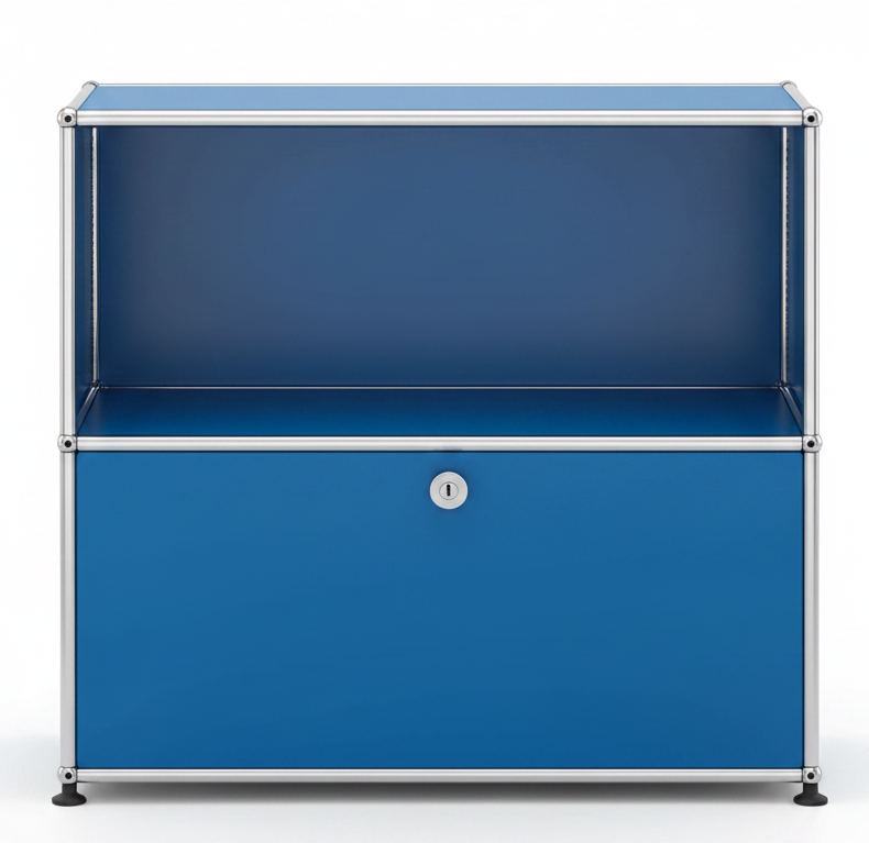 USM Haller Sideboard 1 Offen / 1 Klappe Enzianblau