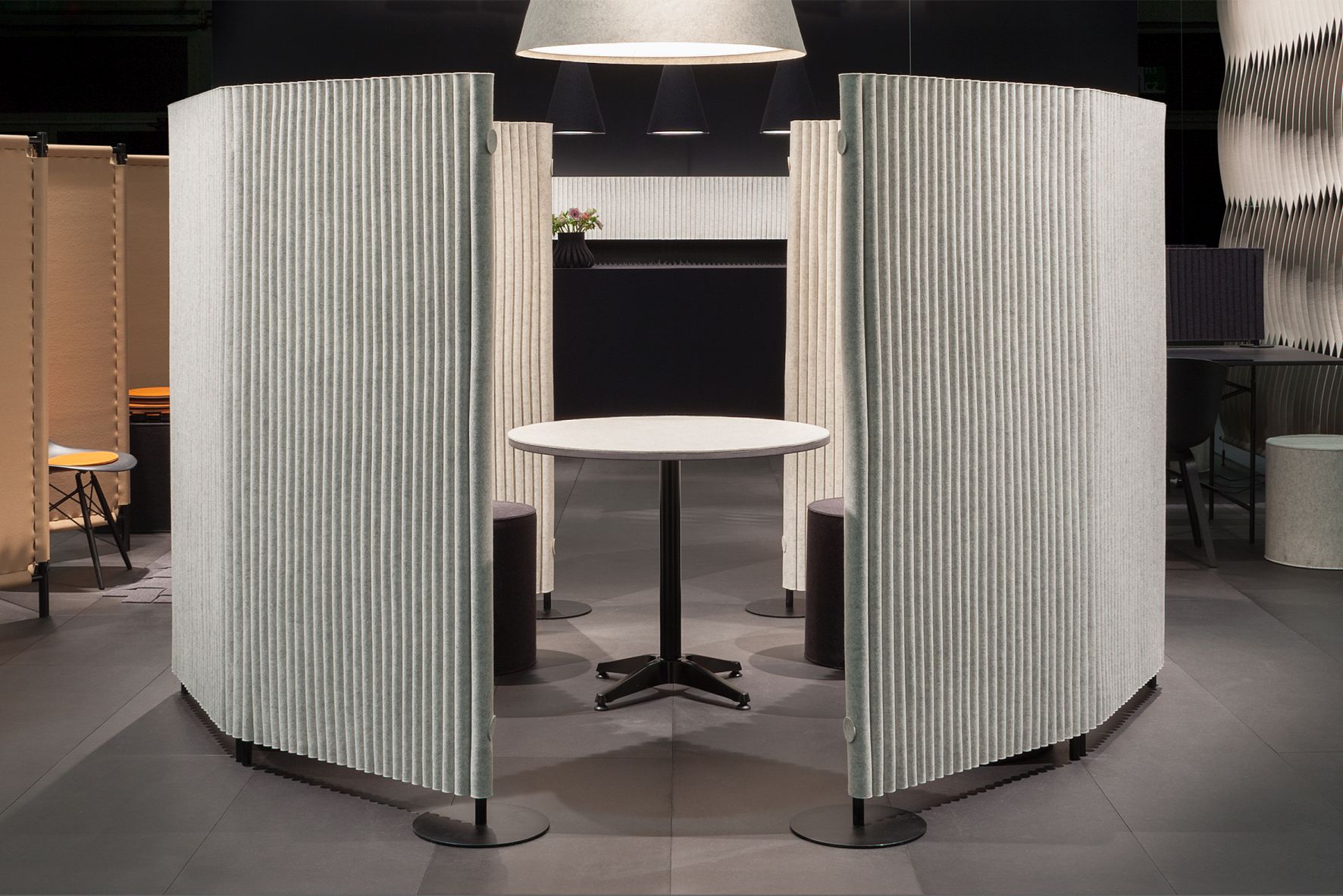 Welle Paravent 2 Elemente gebogen inkl. 2 Verbindern HEY - SIGN by BWF Group