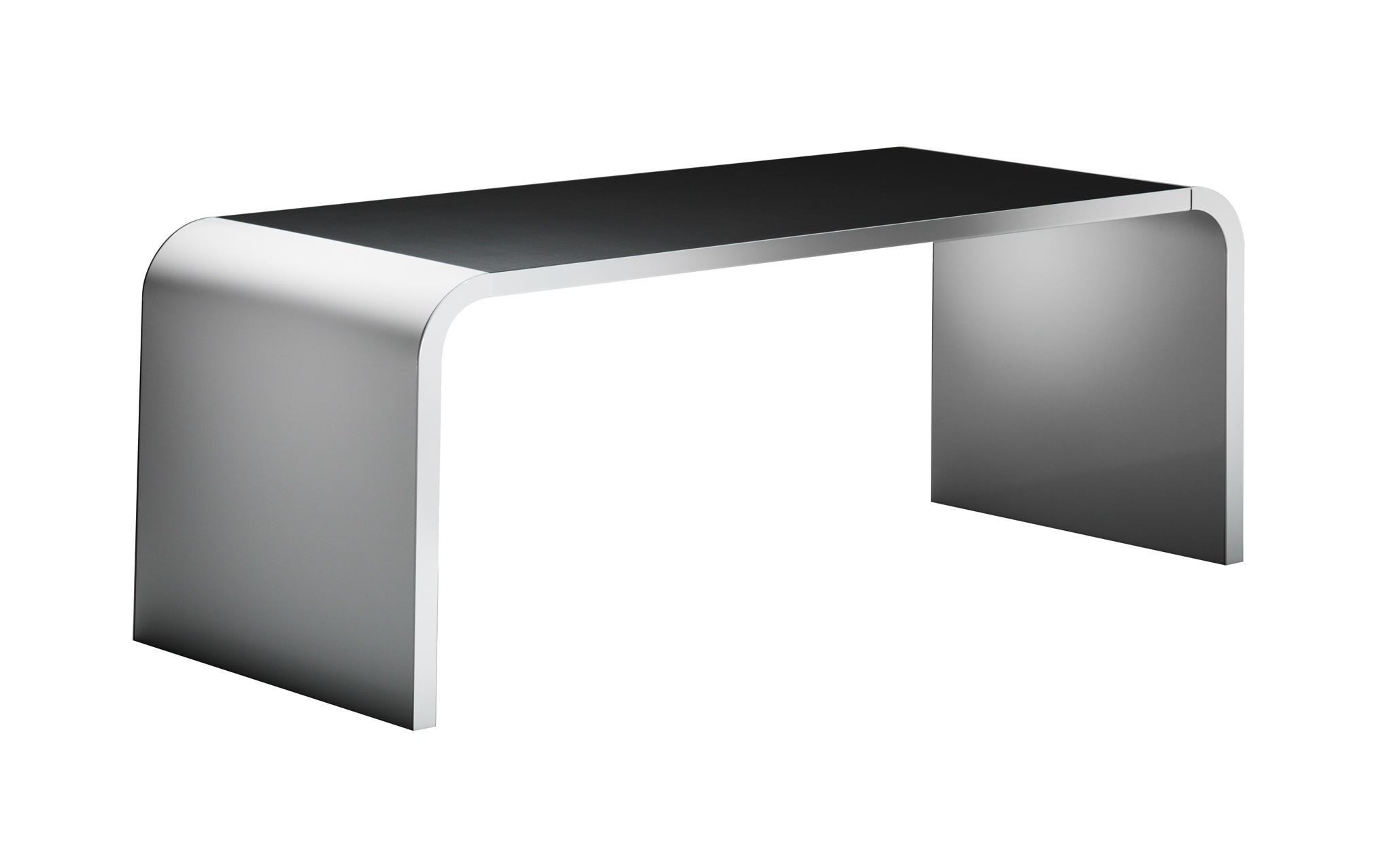 Müller Möbelfabrikation Tisch, Modell M10 Highline, moderner Schreibtisch aus Metall, minimalistisches Design.