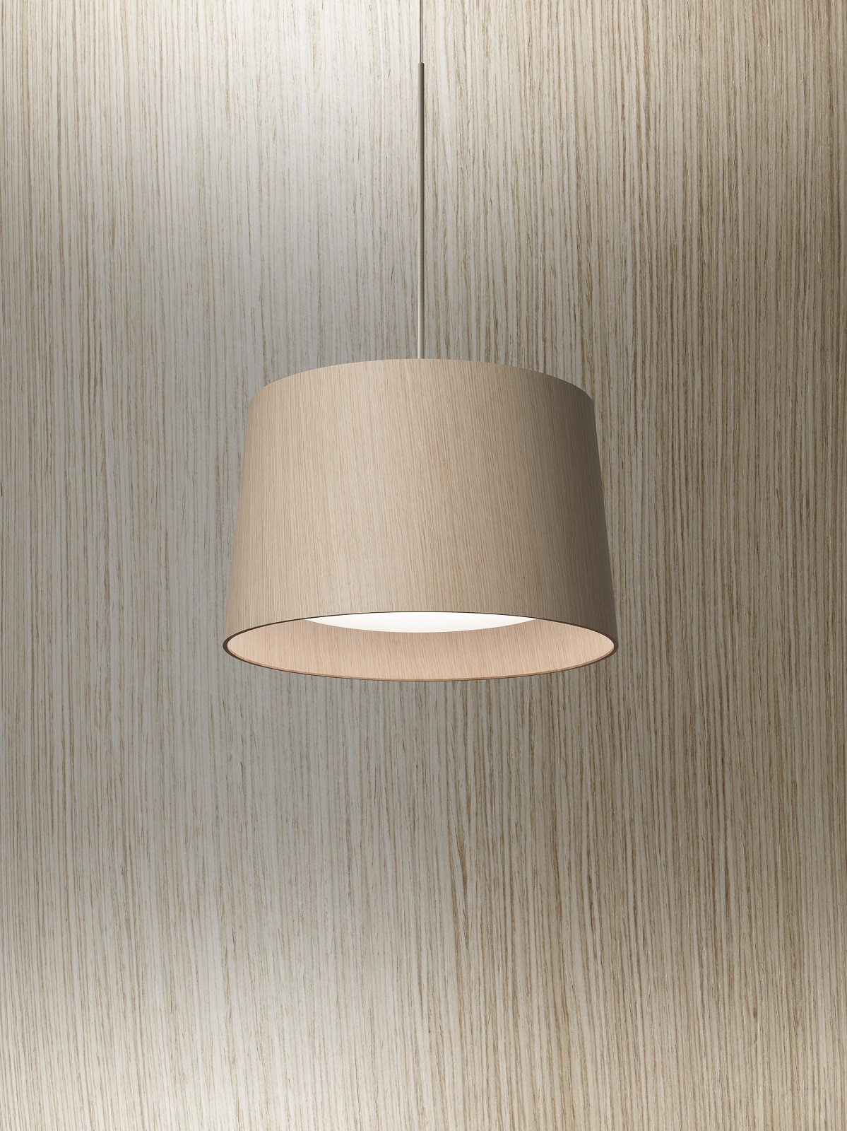 Foscarini Twiggy Wood Pendelleuchte mit On/Off Schalter, moderne Holzlampe für Wohnzimmer und Esszimmer.