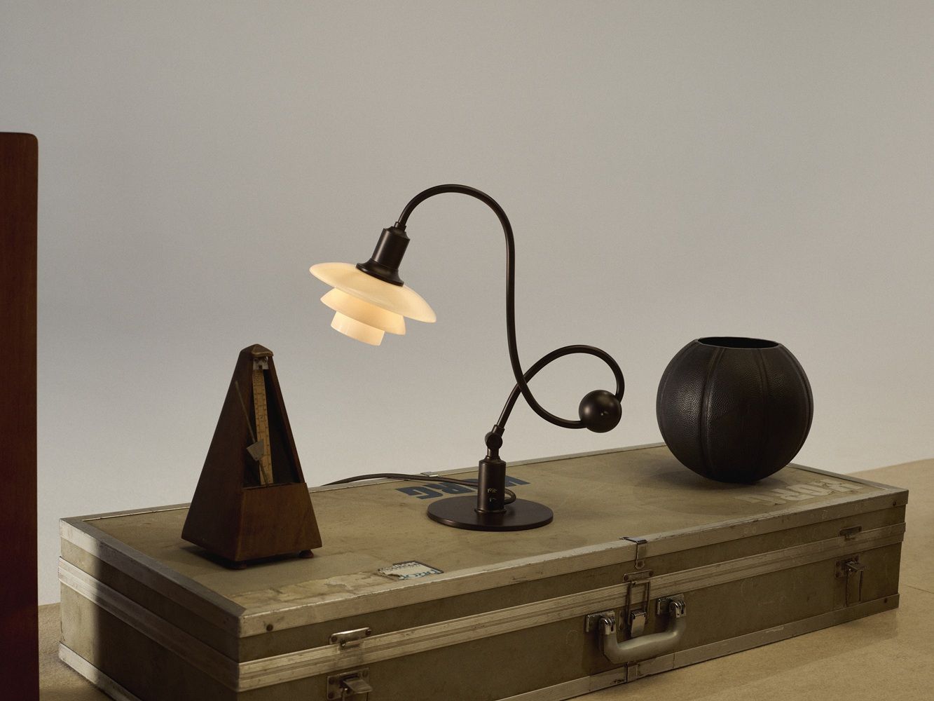 PH 1/1 Piano Tischleuchte Dusty Terracotta Louis Poulsen