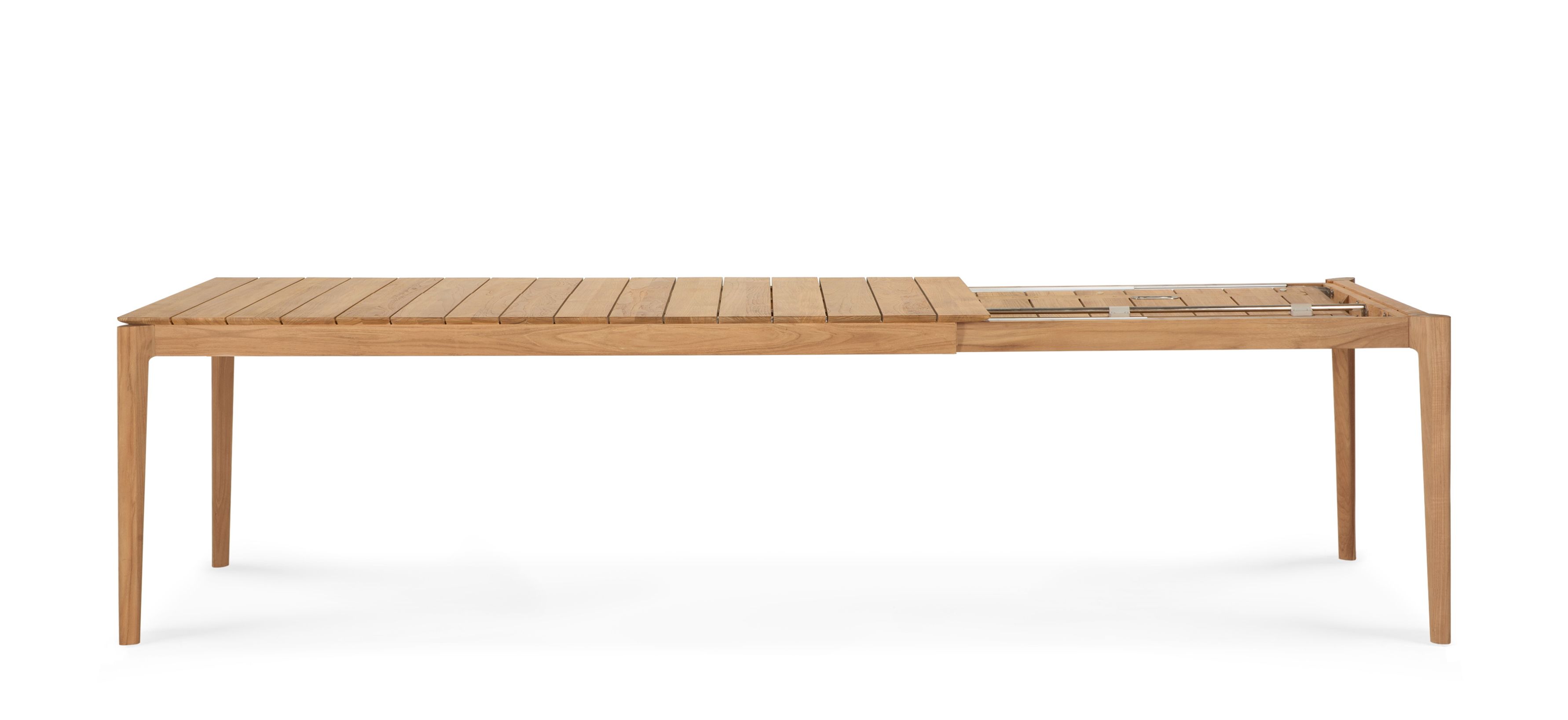 Bok Outdoor Tisch von Ethnicraft, ausziehbar, Teakholz, für Garten und Terrasse.