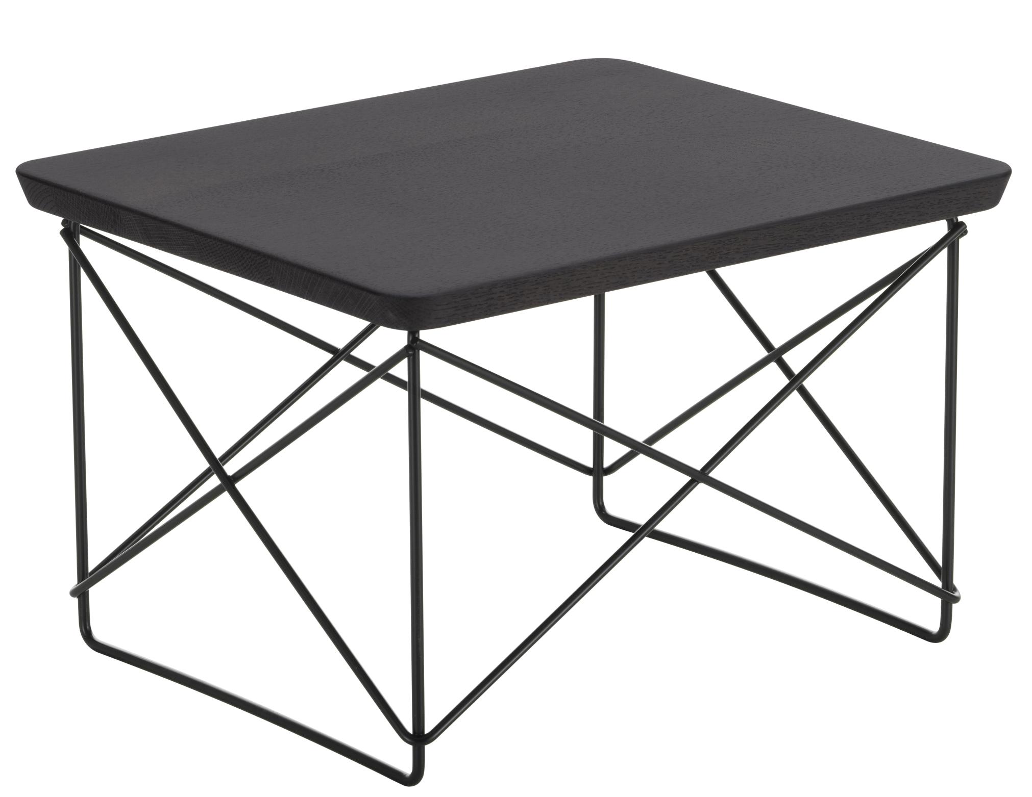 Occasional Table LTR Beistelltisch Eiche dunkel Vitra Stahldraht schwarz pulverbeschichtet