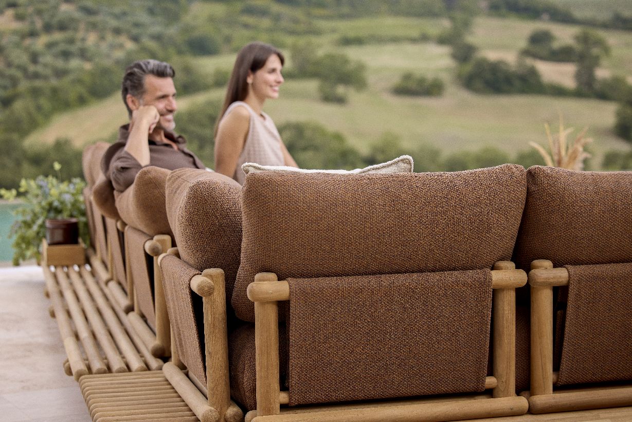 STICKS PLATFORM Ecksofa Groß Outdoor Cane-Line