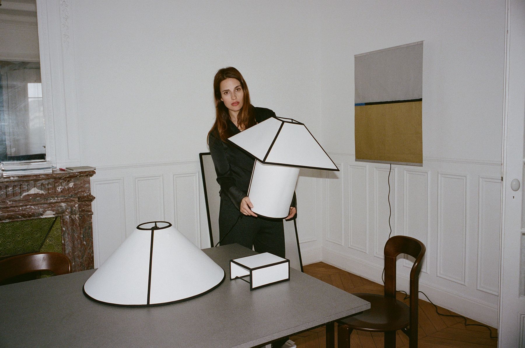 Ava Pyramid Table Lamp Tischleuchte Hay