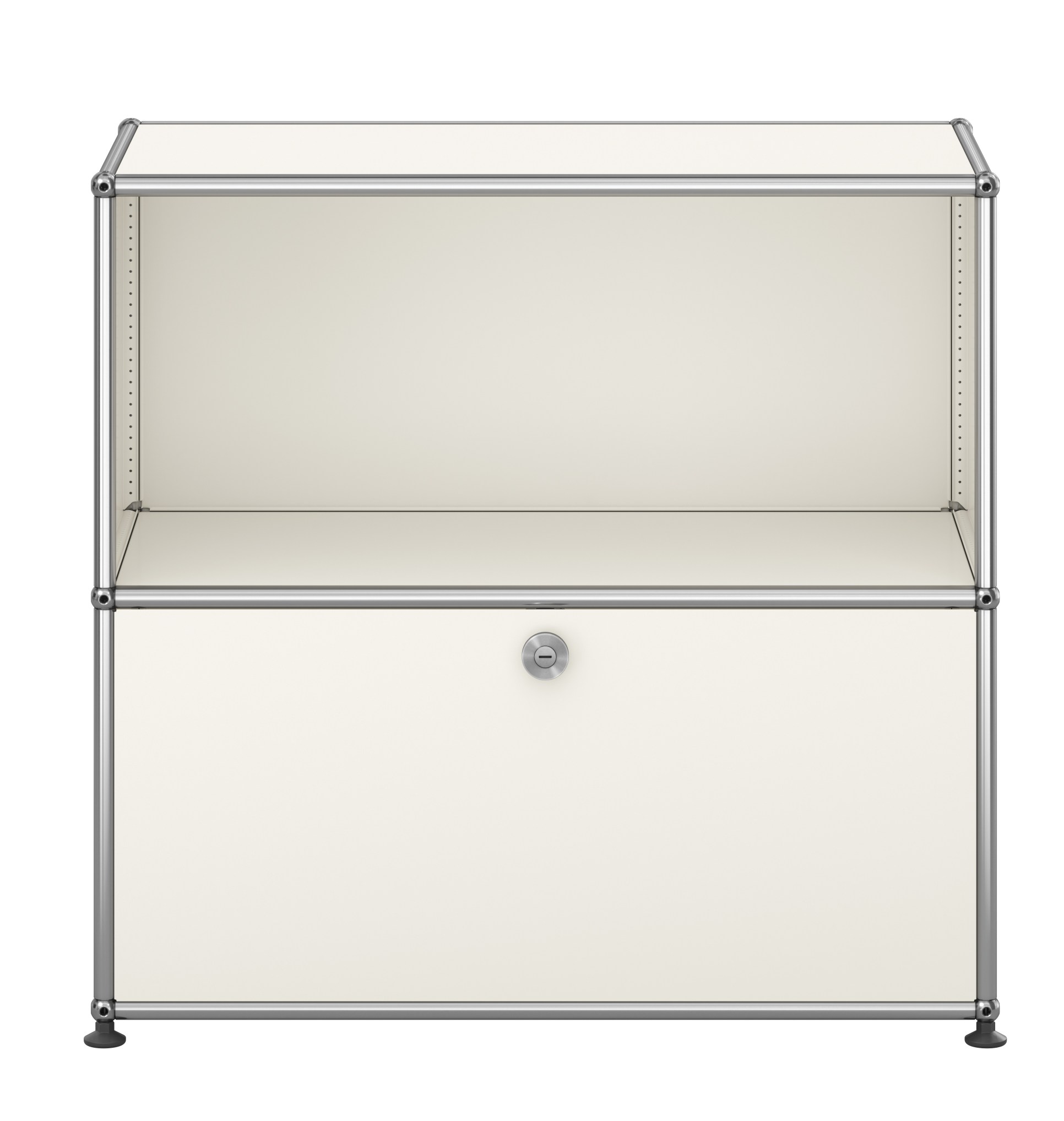 USM Haller Sideboard 1 Klappe / 1 Offen Reinweiß - QUICK SHIP