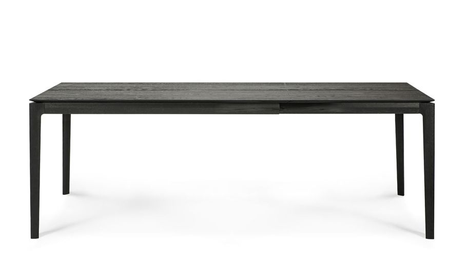 Bok Ausziehtisch aus Eiche in Schwarz von Ethnicraft, Esstisch für Esszimmer.