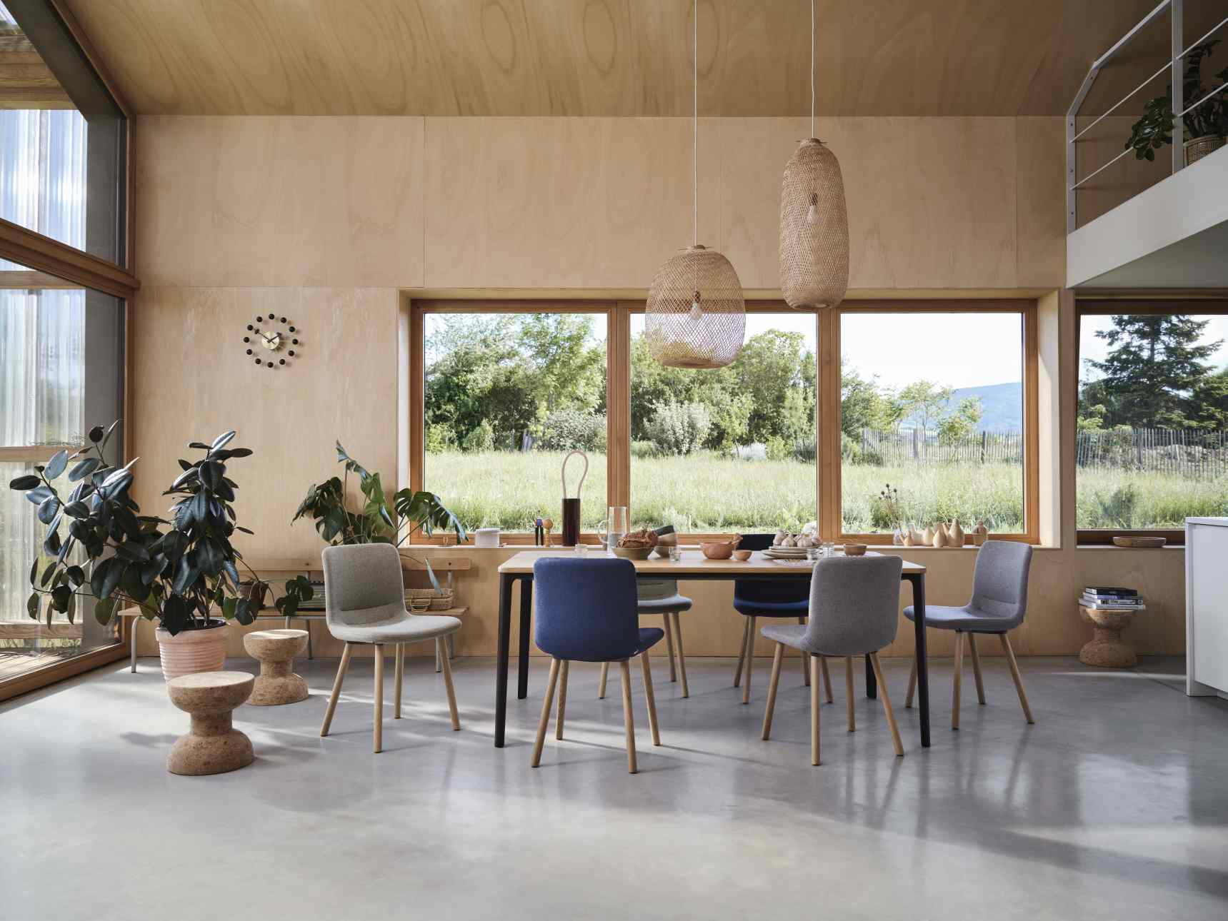 Ball Clock Wanduhr - schwarz Vitra