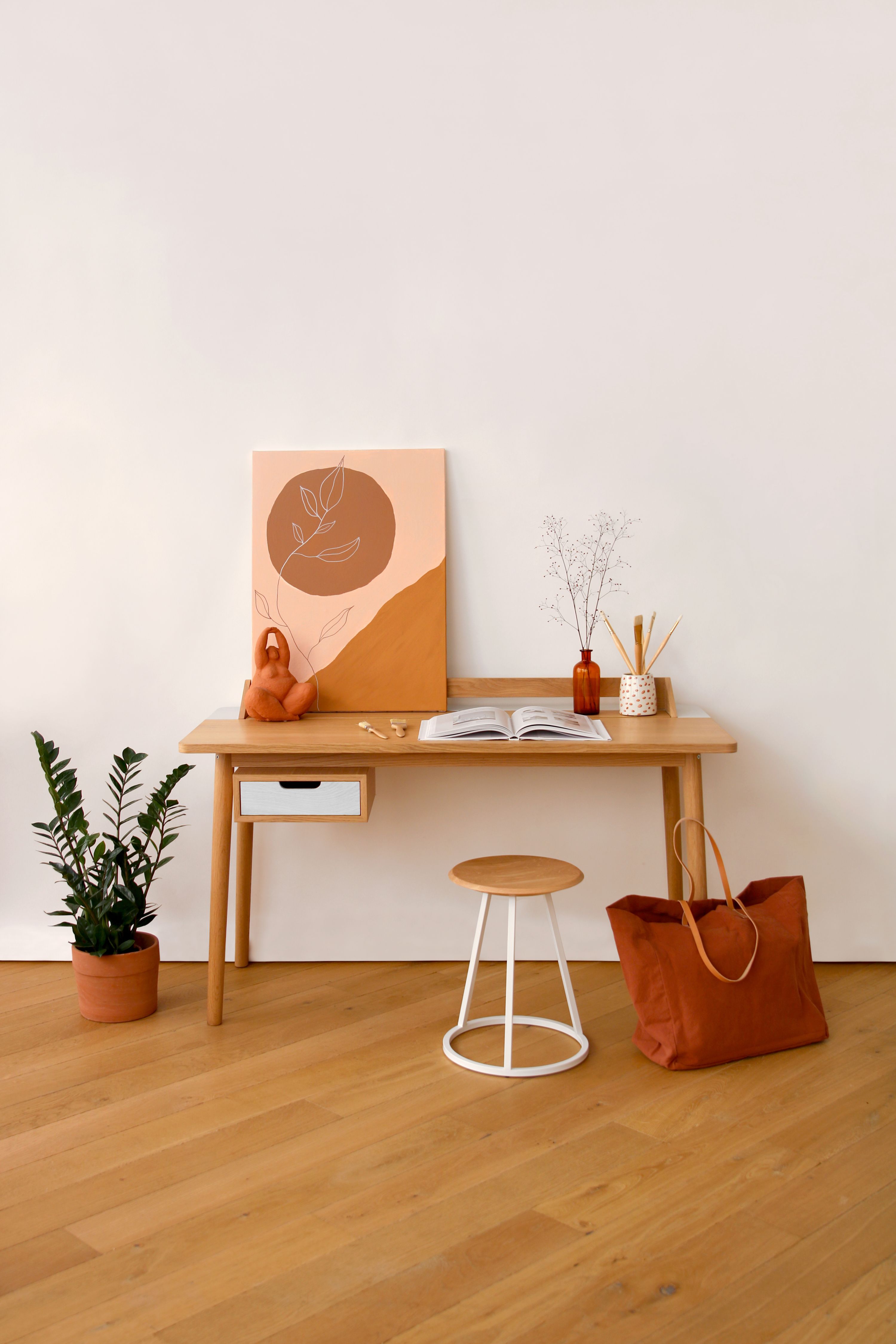 Honoré Schreibtisch Eiche Hartô