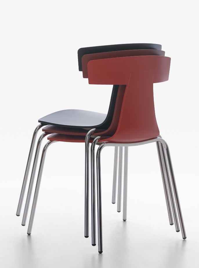 Remo Plastic Chair Kunststoff Stuhl Plank