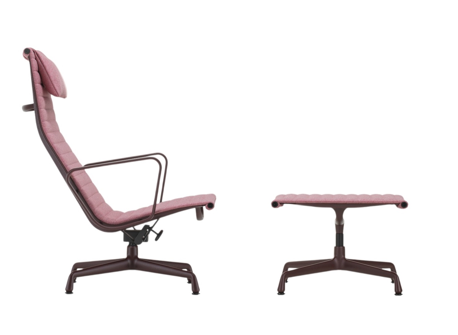 Aluminium Chair EA124 / EA 124 Sessel Vitra