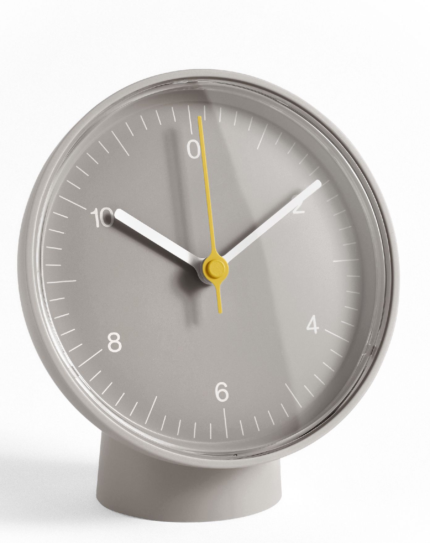 Table Clock Dual-function Tischuhr / Wanduhr Hay Grau