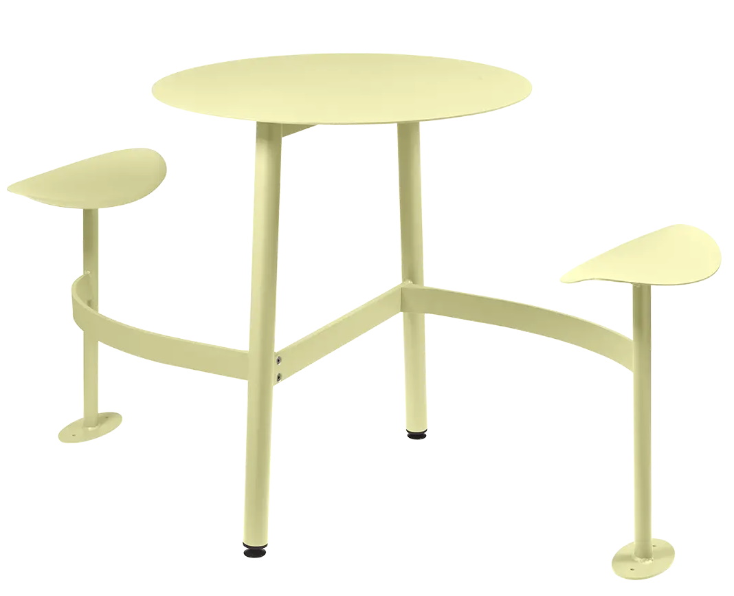 Bolder 2-Sitzer-Tisch mit Sitzflächen Outdoor Fermob