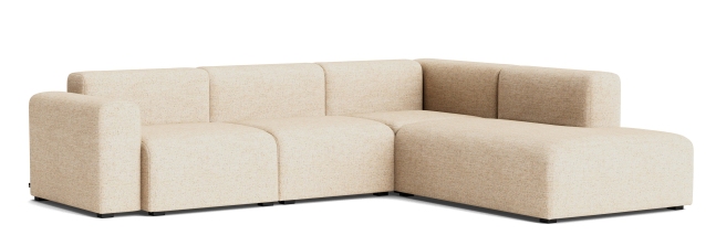 Mags Sofa Corner Combination 2 mit Armlehne rechts Hay Stoff Bolgheri LGG60